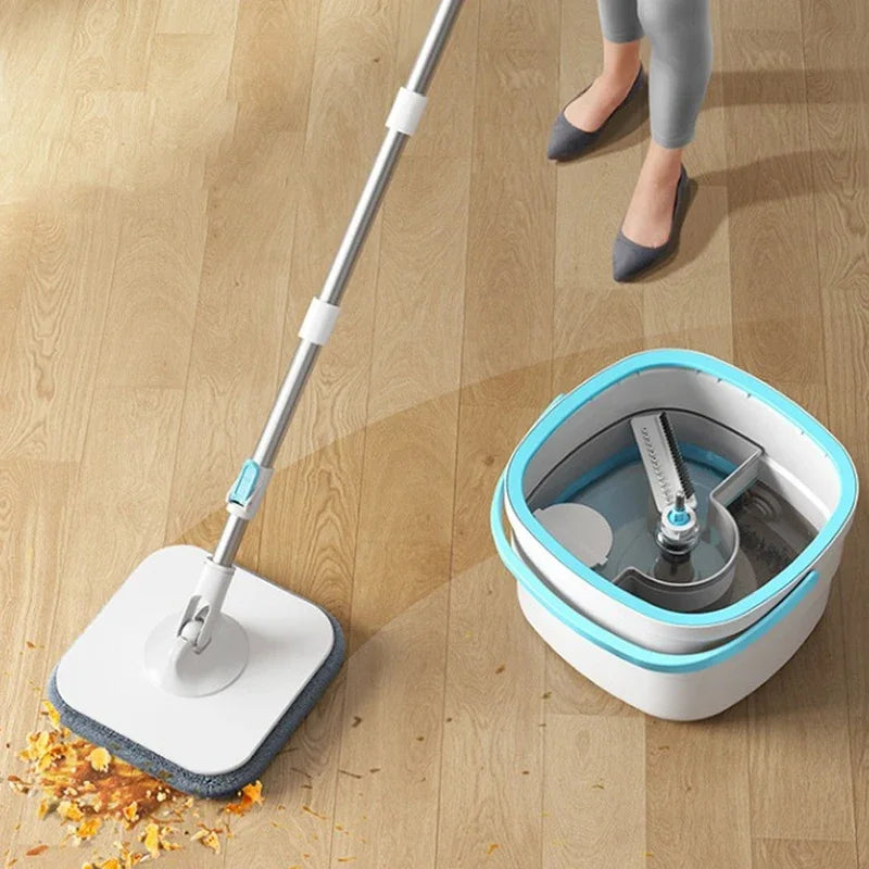 SpinMate- Håndfri spinmoppe- og spandsystem