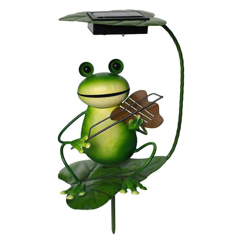GardenFrog Solcelledrevet Dekorativ Lys – Legesyg Udendørs Pælelampe