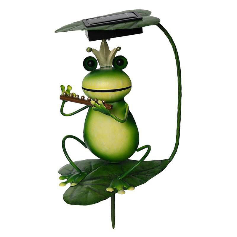 GardenFrog Solcelledrevet Dekorativ Lys – Legesyg Udendørs Pælelampe
