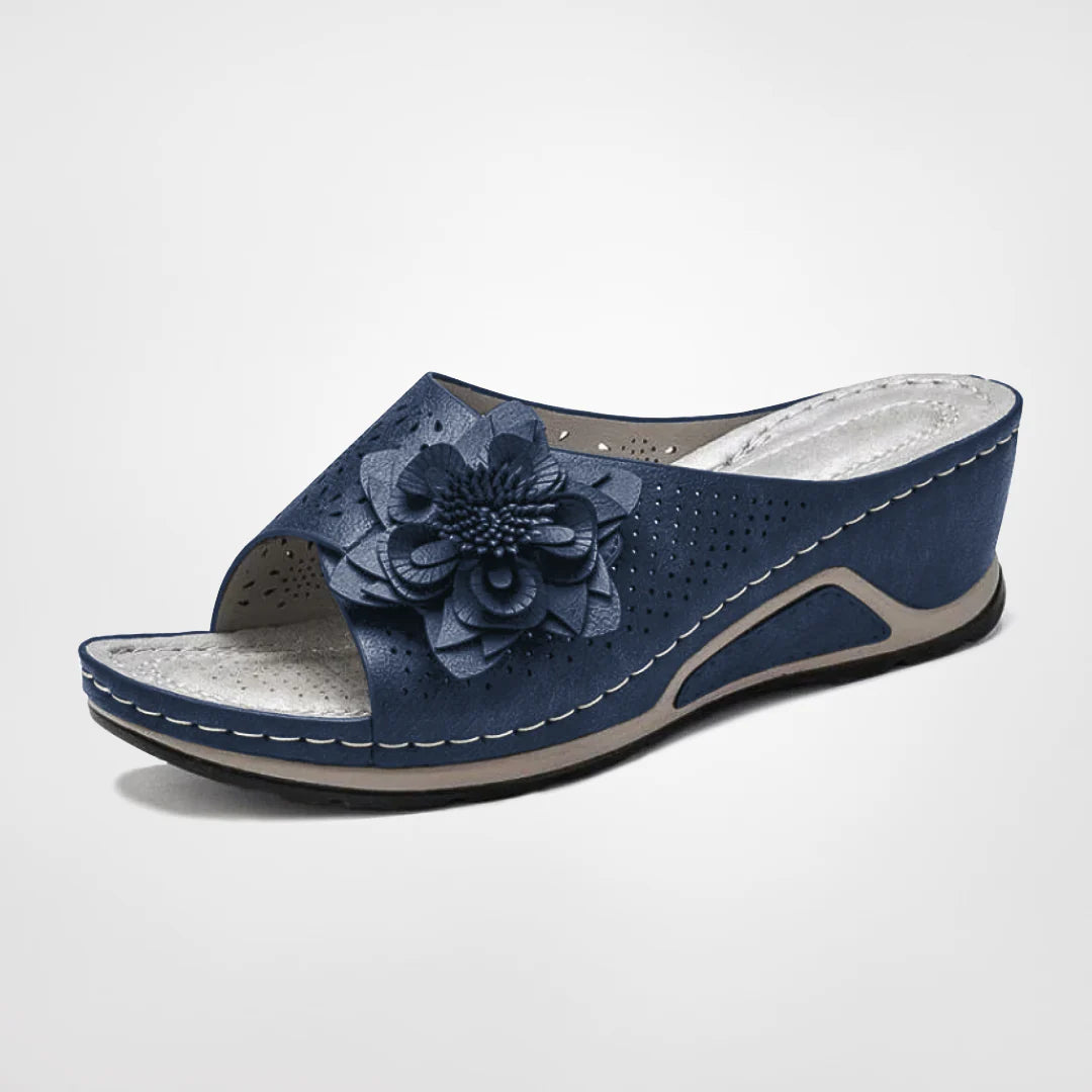 Anna - Sommerblomstrede sandaler