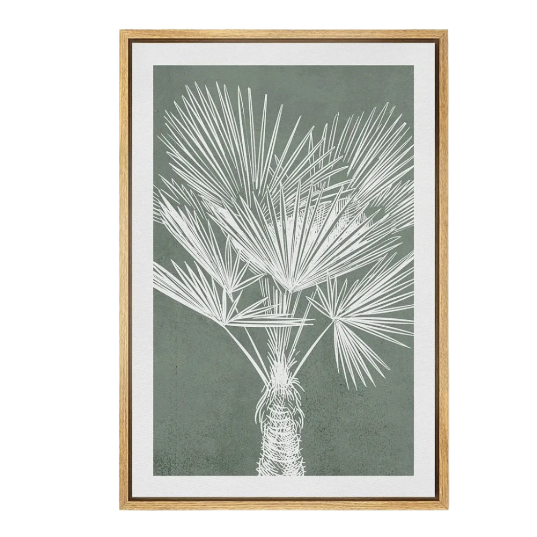 TropicalTranquil - Elegant botanisk vægplakat