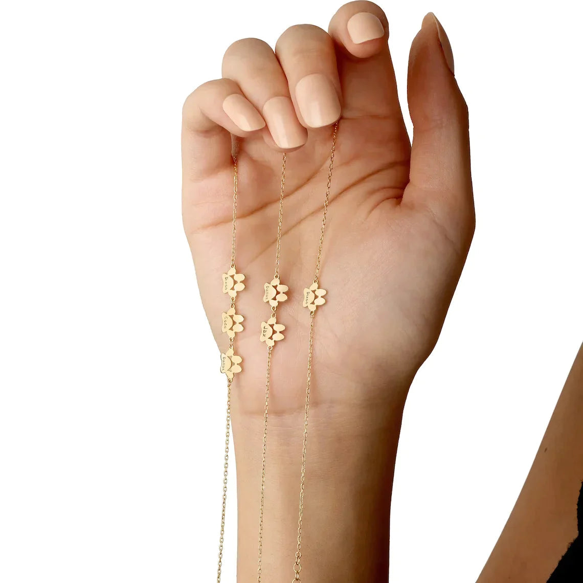 PawPrint Justerbar Charms-armbånd