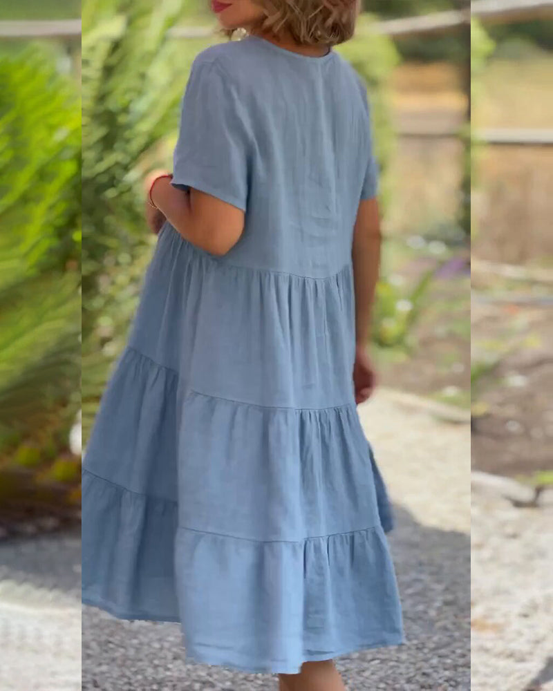 Sofie Elegant Skjortekjole til Damer