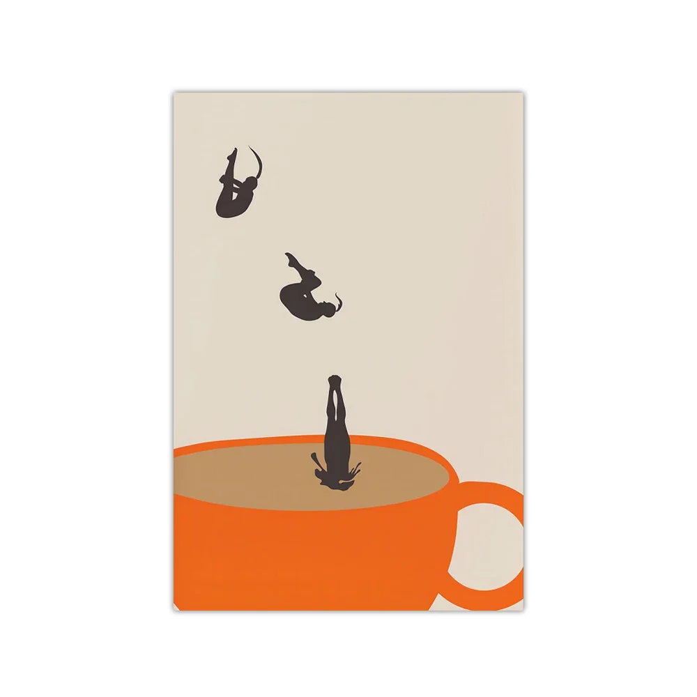MugDive - Fantasifulde kunstplakater inspireret af kaffe