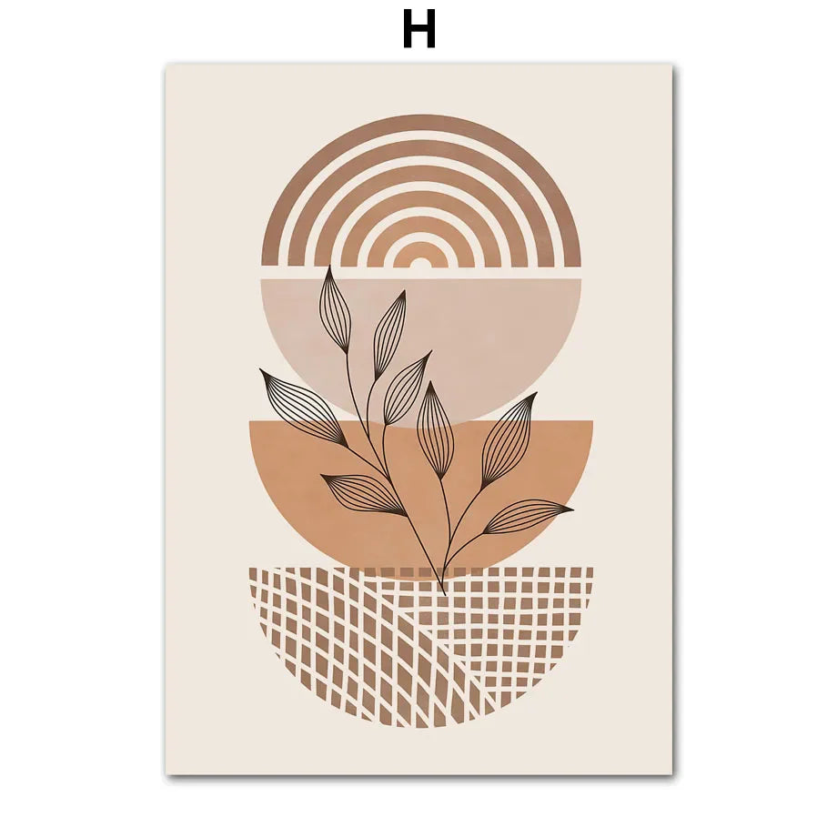 EarthEssence - Kreativ minimalistisk vægplakat