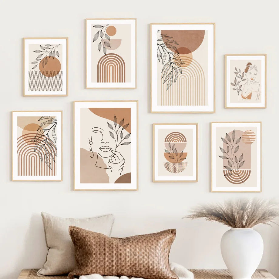 EarthEssence - Kreativ minimalistisk vægplakat