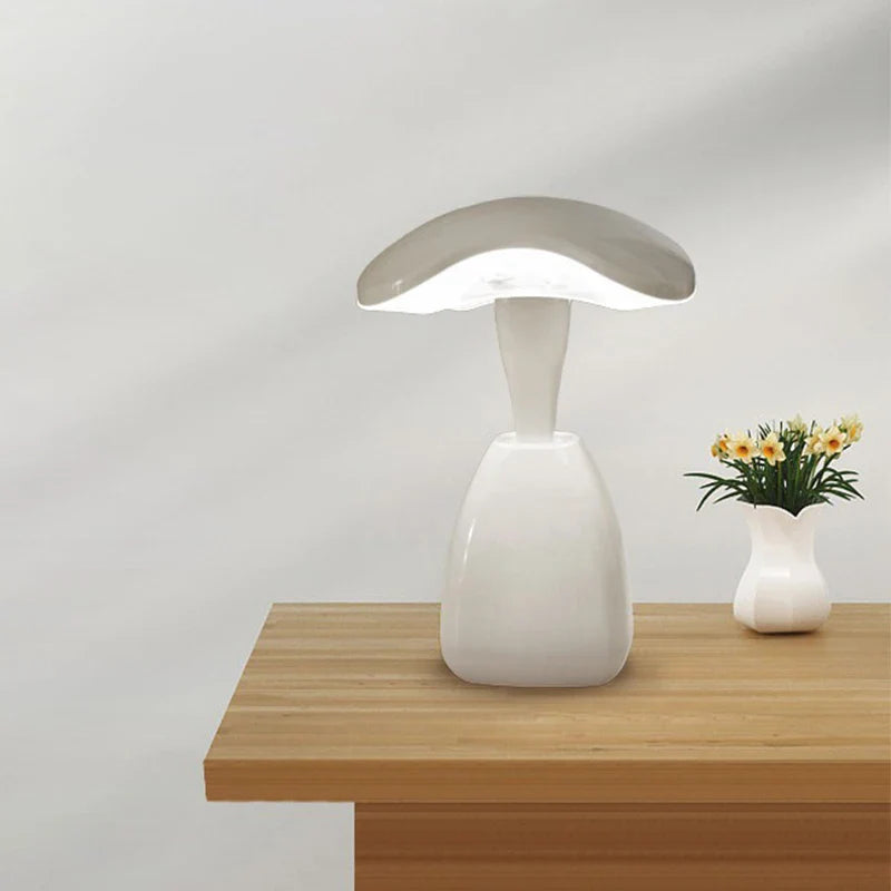 MushAura LED Touch-lampe – Blødt glødende svampelys