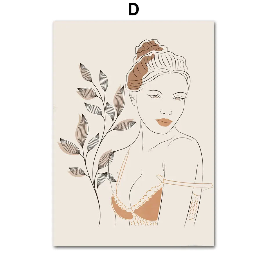 EarthEssence - Kreativ minimalistisk vægplakat