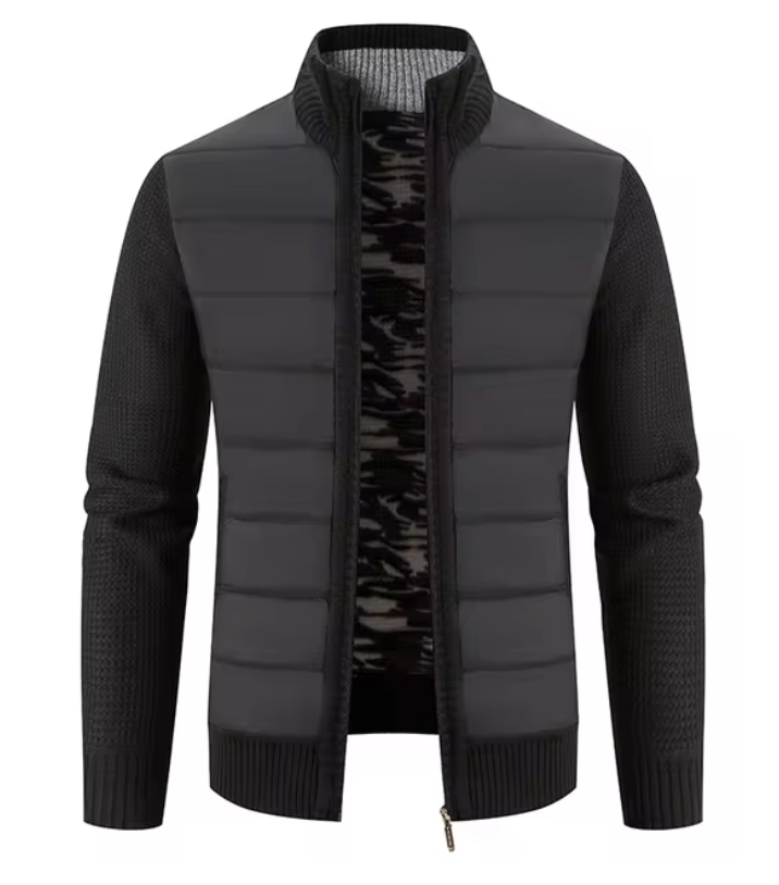 Ethan Stand Collar Pullover – Langærmet herrejakke