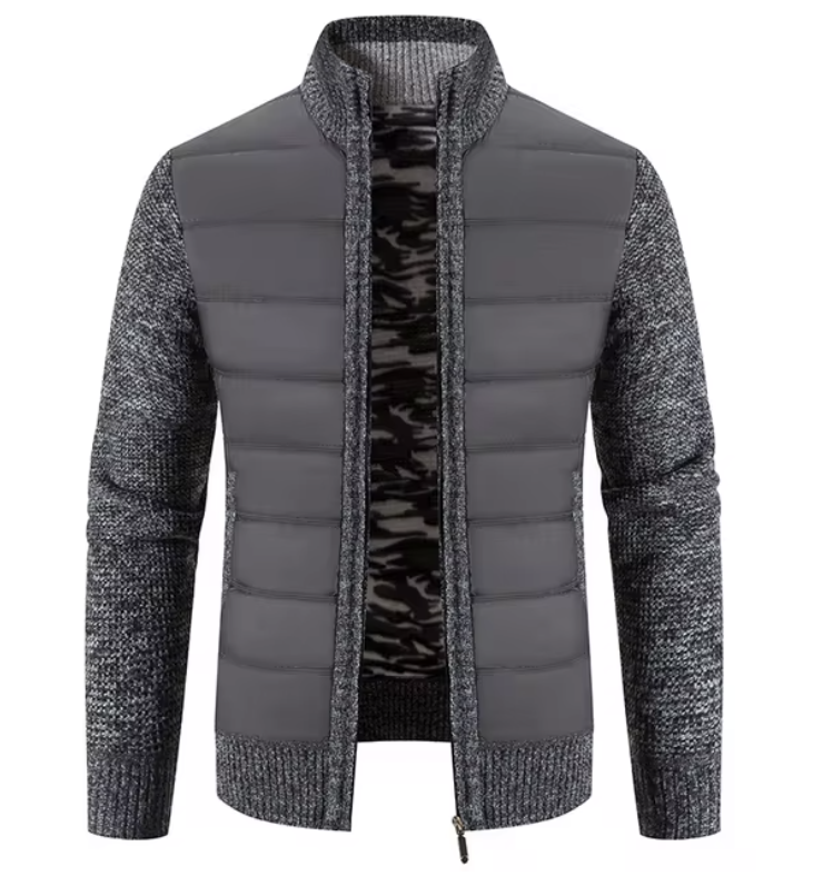 Ethan Stand Collar Pullover – Langærmet herrejakke