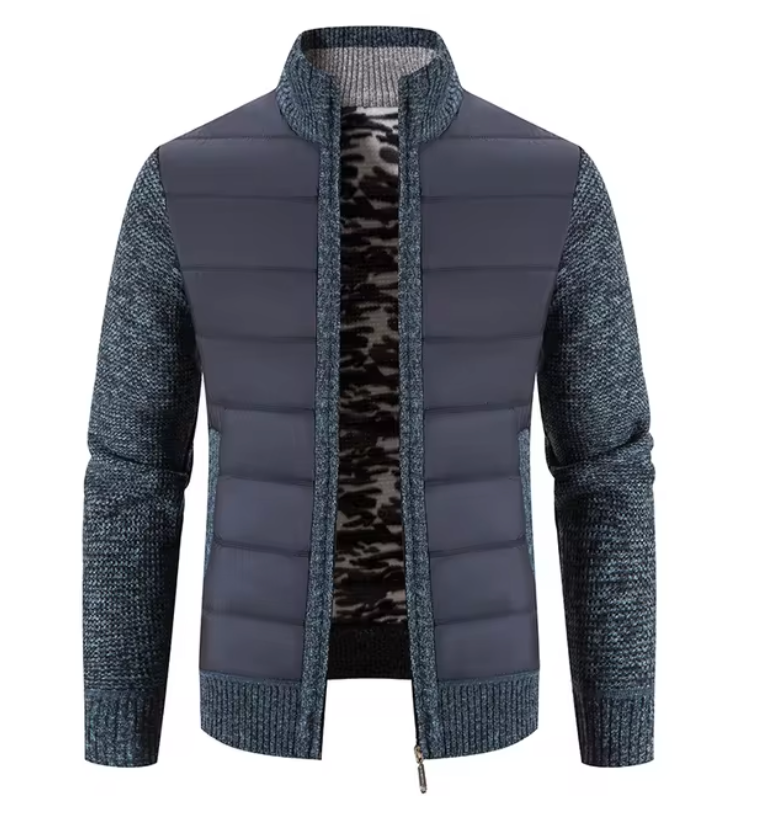 Ethan Stand Collar Pullover – Langærmet herrejakke