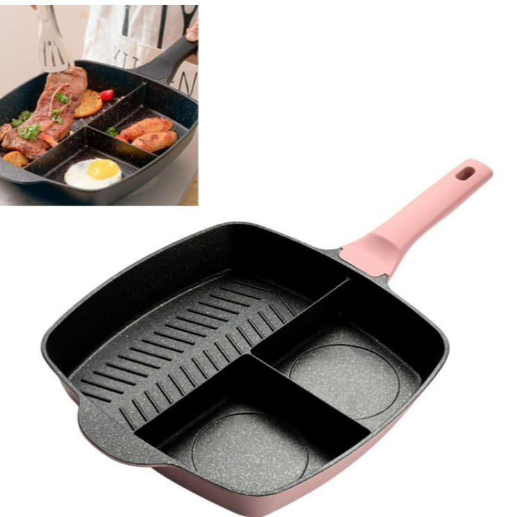 TrioCook - Non-stick pande med flere rum