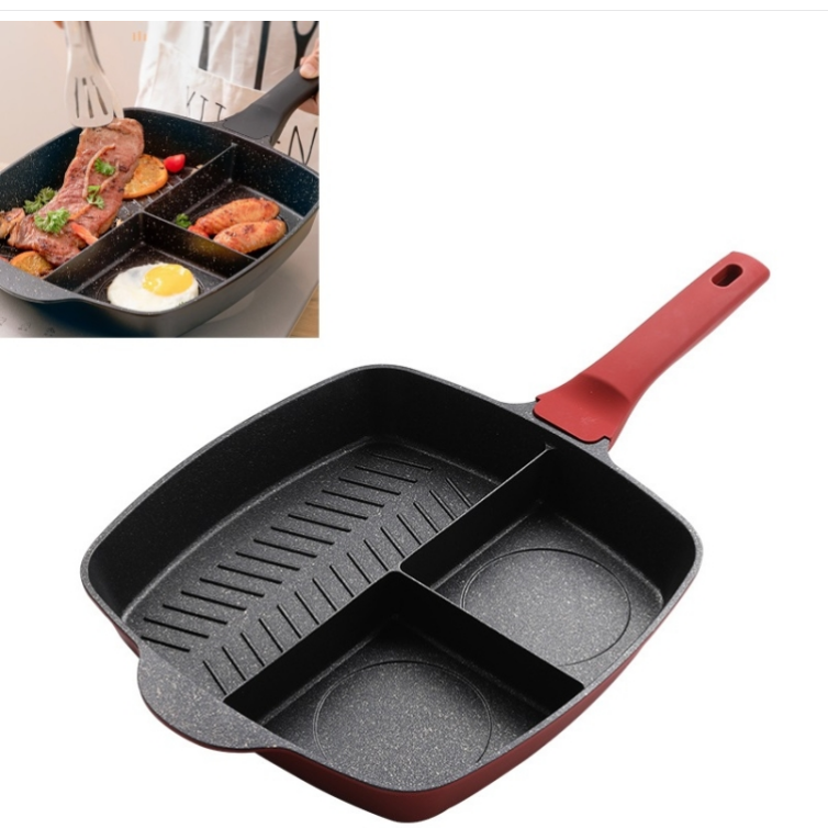 TrioCook - Non-stick pande med flere rum