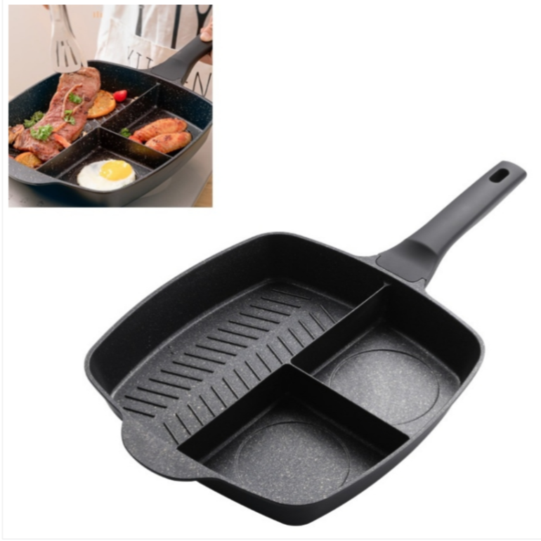 TrioCook - Non-stick pande med flere rum