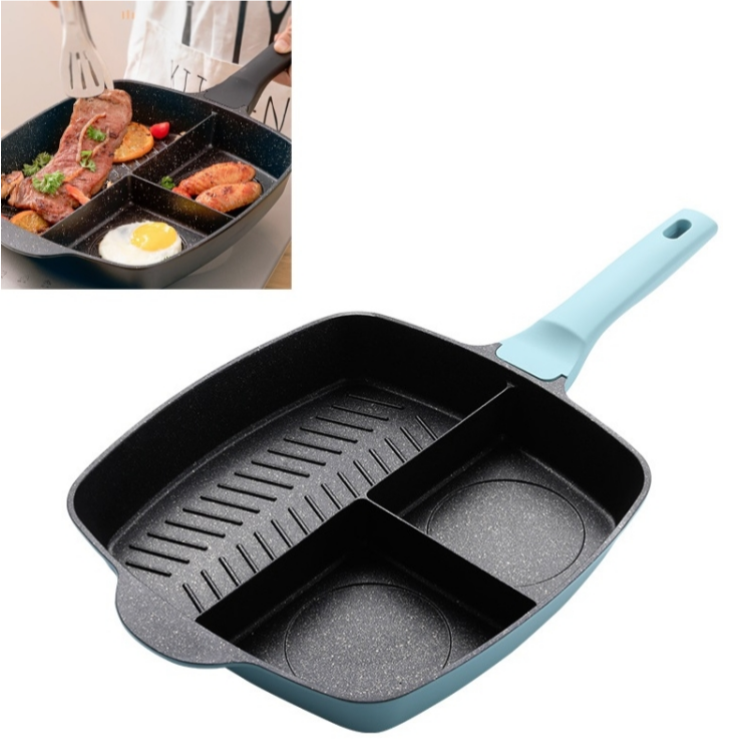 TrioCook - Non-stick pande med flere rum
