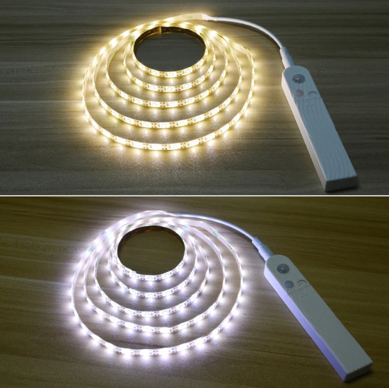 GlowTrail - Bevægelsesfølende batteri LED strip lys