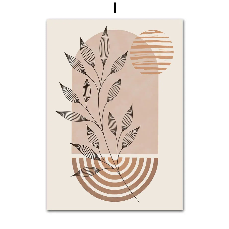 EarthEssence - Kreativ minimalistisk vægplakat