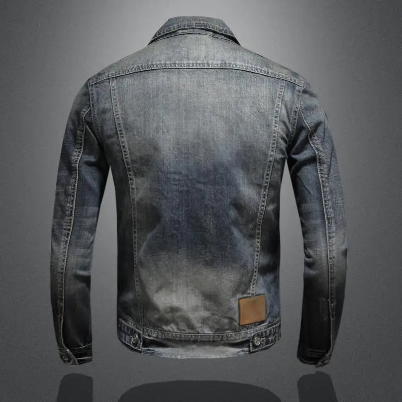 Hector - Casual kant denimjakke til mænd