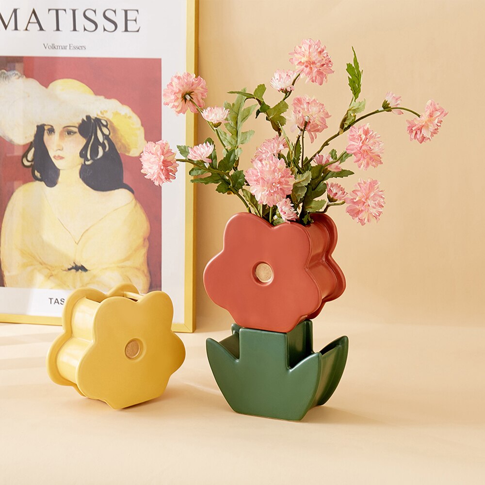 Nordic Bloom Vase – Livlig dekorativ accent