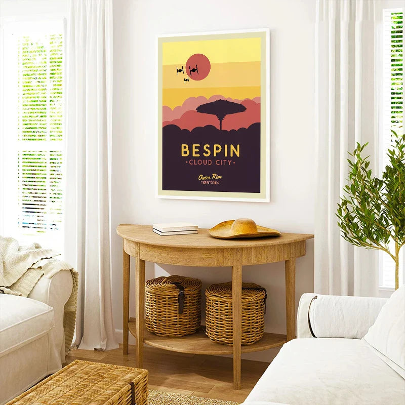 GalacticGetaways - Vintage Star Wars rejseplakat
