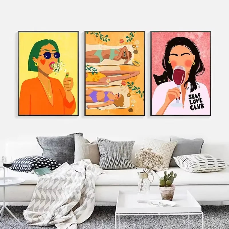 ArtPop - Dristige og ekspressive plakatvægge uden ramme