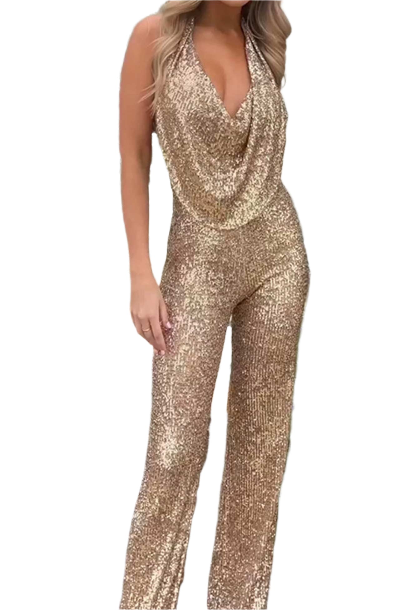 Stella Skræddersyet Bredbenet Jumpsuit til Kvinder
