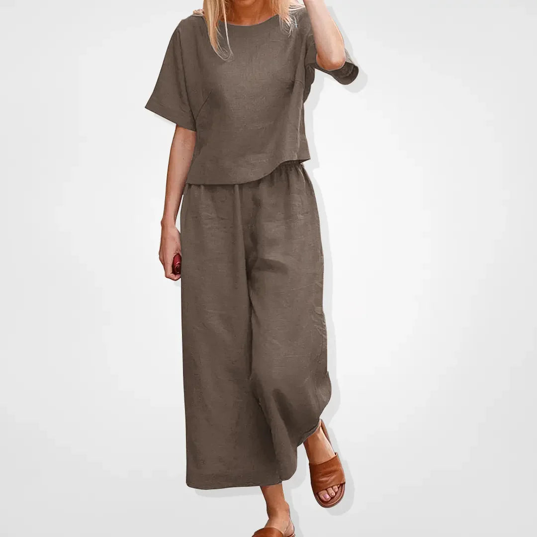 Frida - Afslappet todelt loungewear med løs pasform