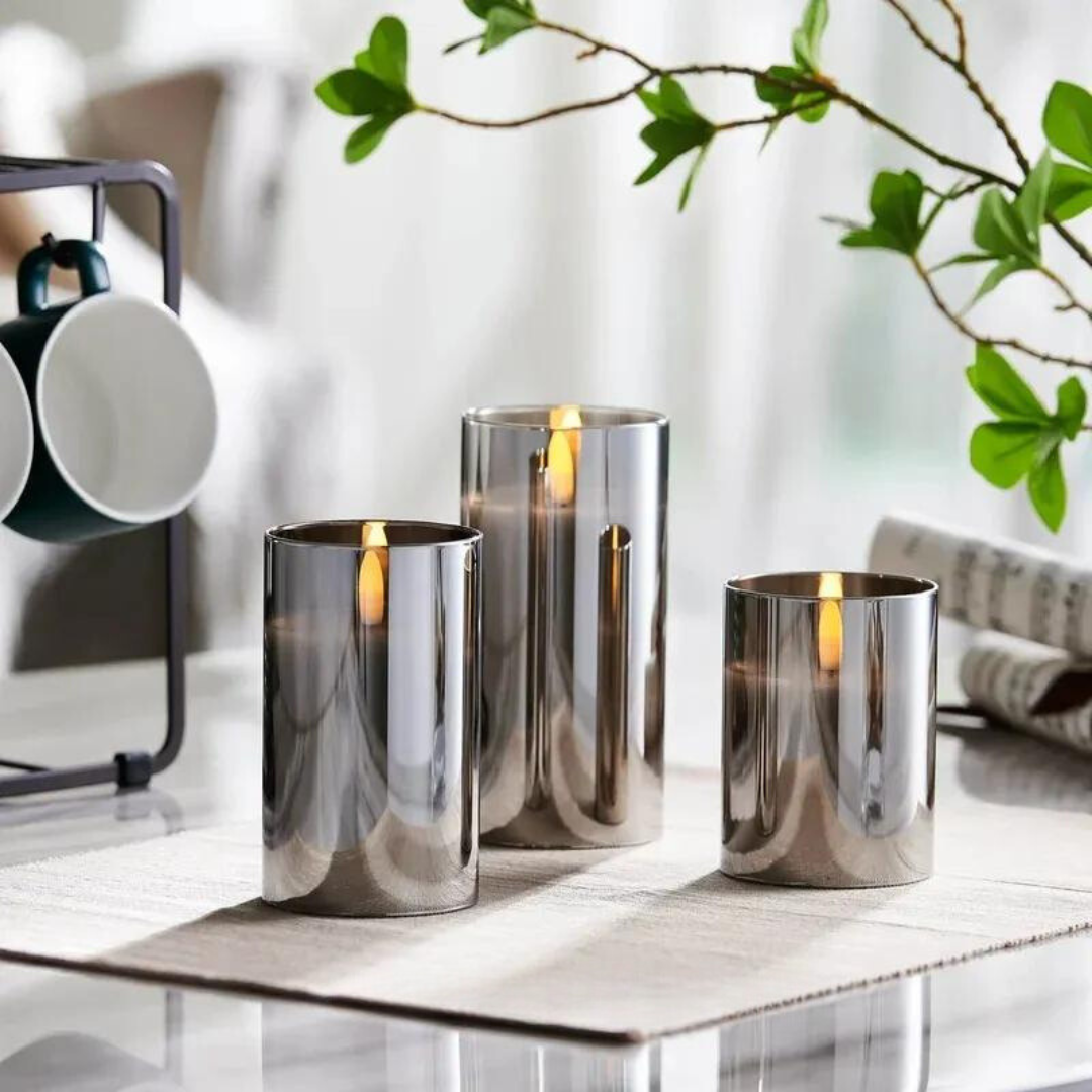 AmberLys Duftlys i Glas | 1 + 2 GRATIS