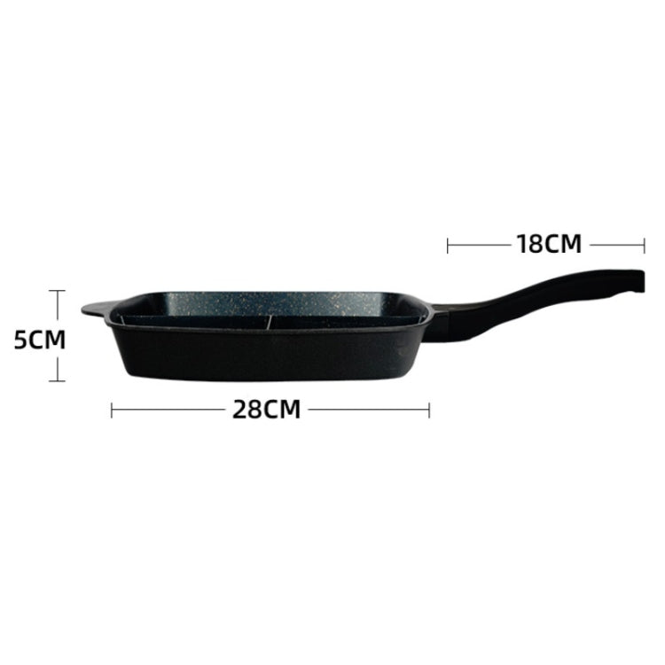 TrioCook - Non-stick pande med flere rum