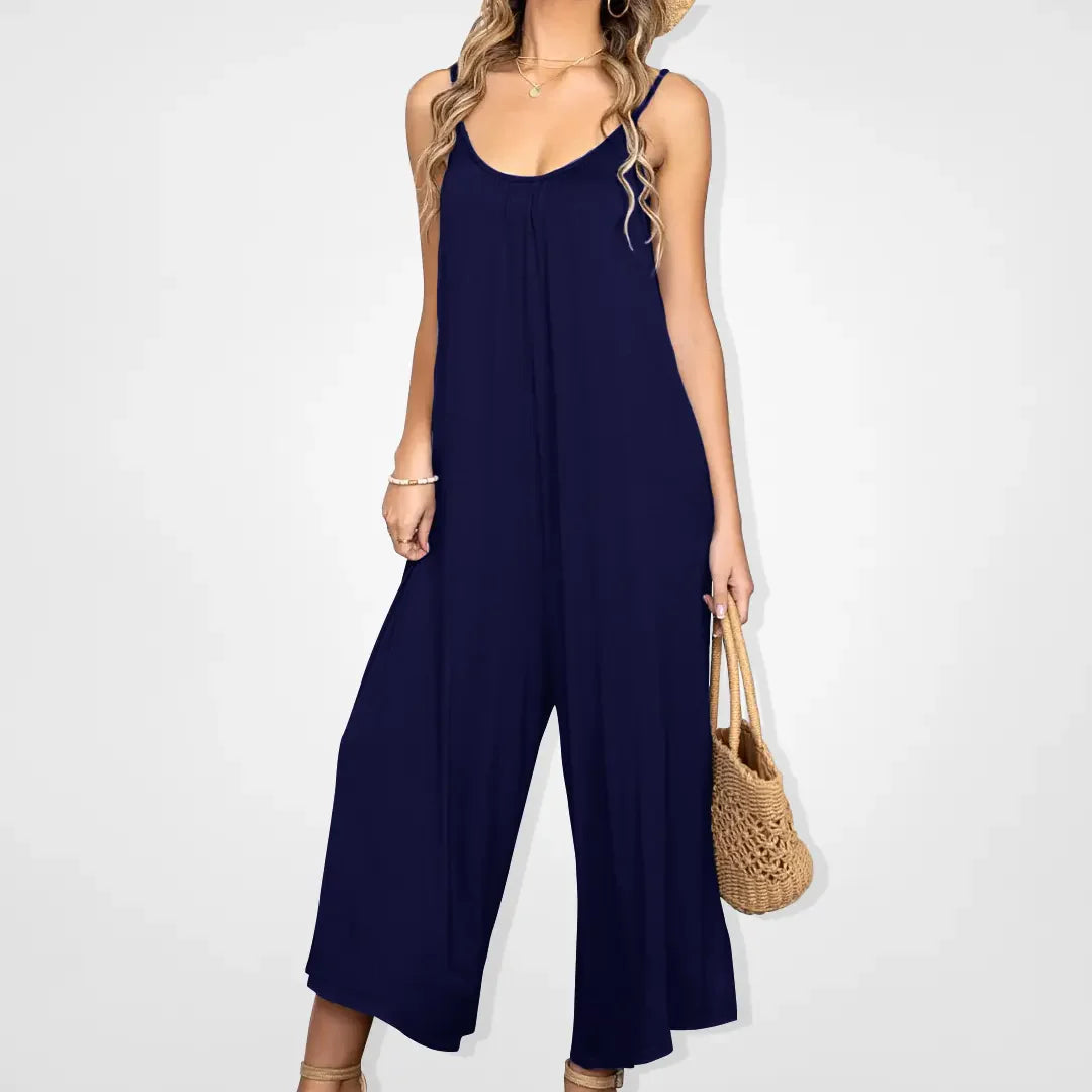 Darla - Flowy jumpsuit med brede ben