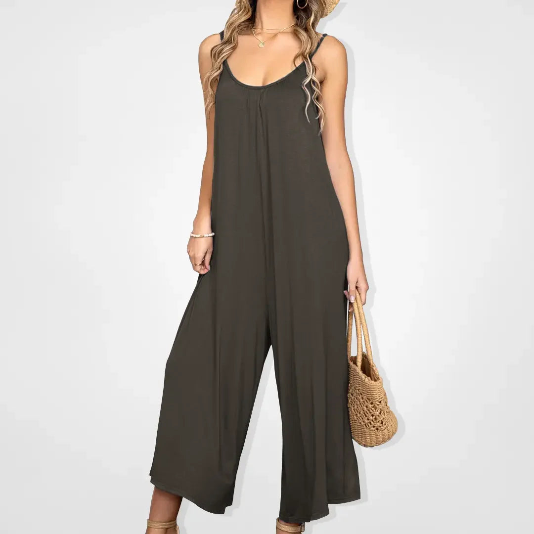 Darla - Flowy jumpsuit med brede ben