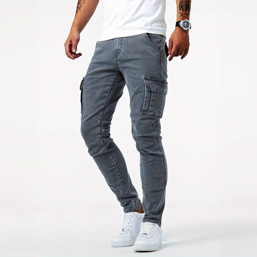 Mateo - Slim fit urban cargo bukser
