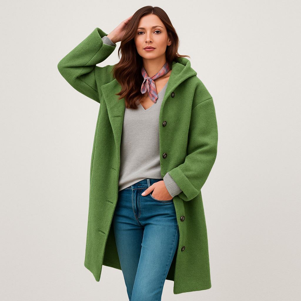 Veronica| Vandtæt vinter-trenchcoat