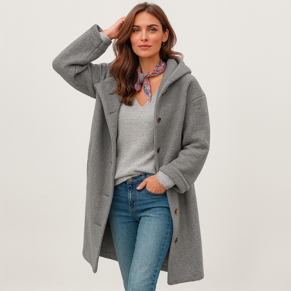 Veronica| Vandtæt vinter-trenchcoat