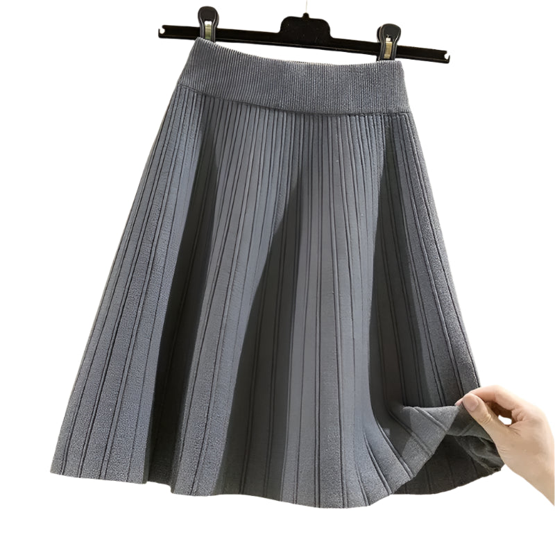 Claire - Ubesværet elegance a-line midi-nederdel