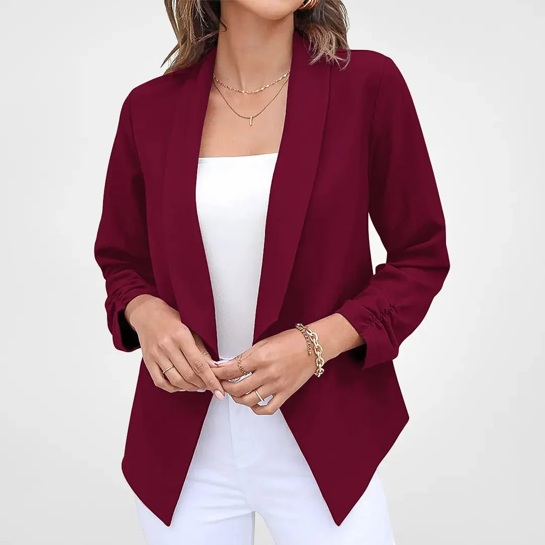 Kelly - Elegant blazer med åben front