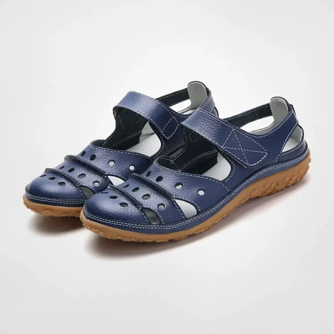 Therese - Vegansk luftfyldt lædersandal