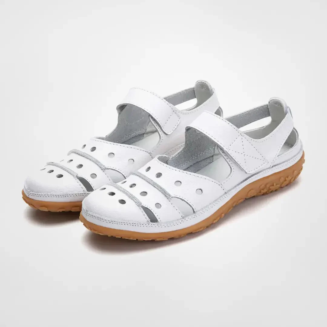 Therese - Vegansk luftfyldt lædersandal