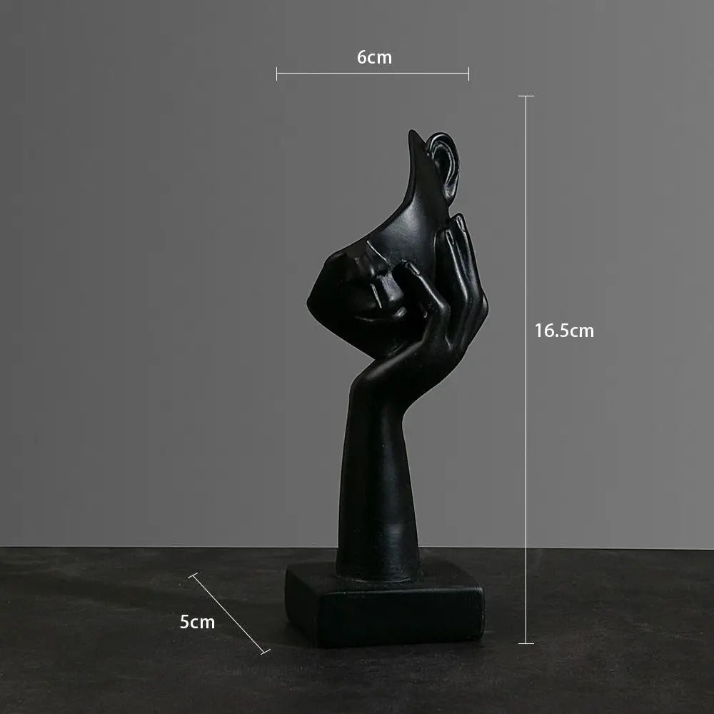 NordicMuse Abstrakt Ansigt Skulptur