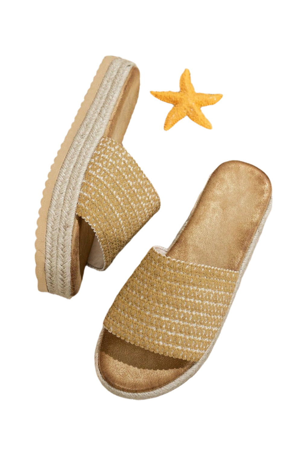 LunaStep Dame Hvide Boho Slideslippers – Minimalistisk Komfort med et Chic Twist