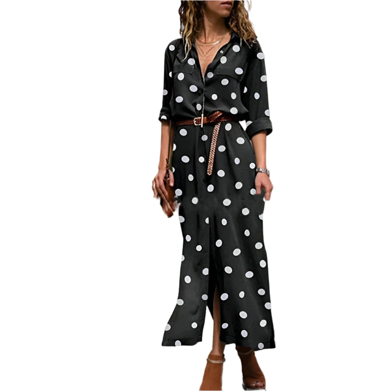 Mathilde Prikket Sommerkjole til Damer – Elegant og Let Design