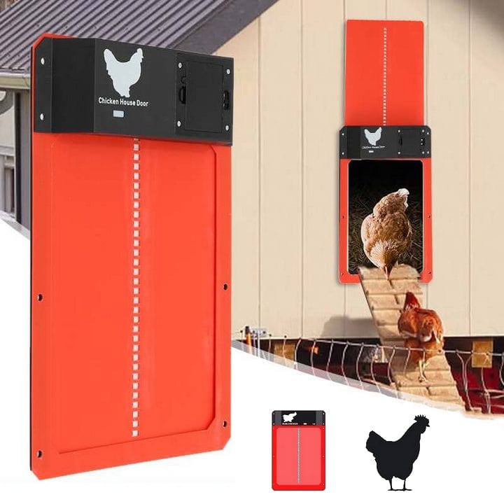 FarmGuard Automatisk Hønsegårdslåge – Sikker og Brugervenlig Adgang til Dine Høns