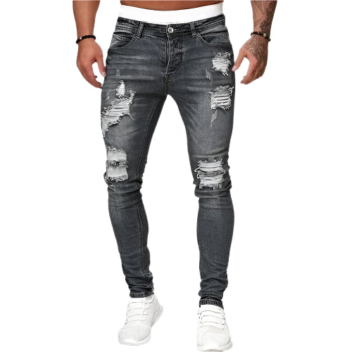Patrick - Nødvendige skinny jeans til mænd med robust kant