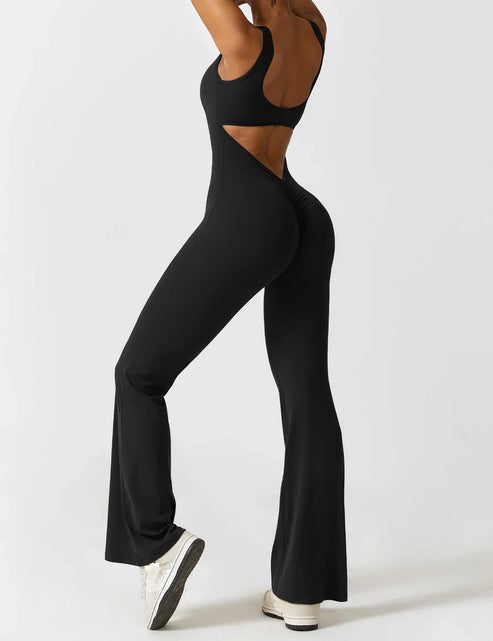Mireille Flared Jumpsuit med V-ryg
