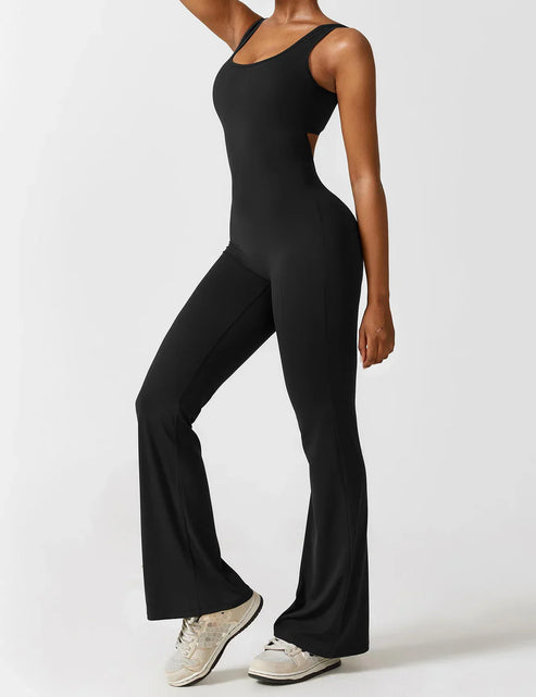 Mireille Flared Jumpsuit med V-ryg