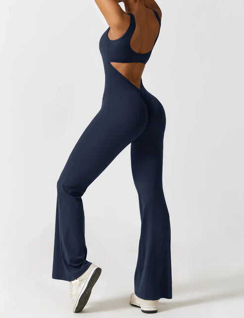 Mireille Flared Jumpsuit med V-ryg