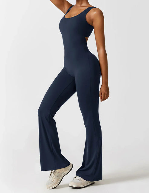 Mireille Flared Jumpsuit med V-ryg