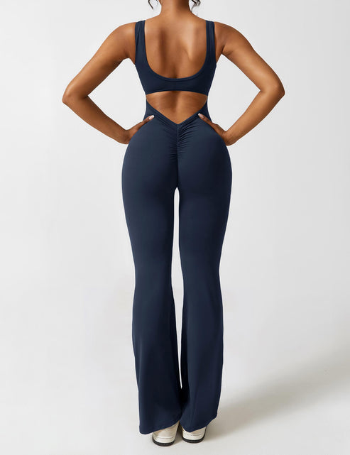 Mireille Flared Jumpsuit med V-ryg