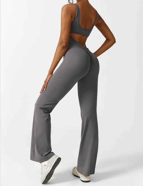 Mireille Flared Jumpsuit med V-ryg