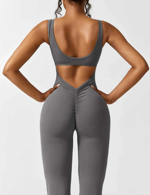 Mireille Flared Jumpsuit med V-ryg